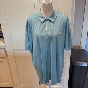 Adidas Men's Light Blue Polo Shirt
